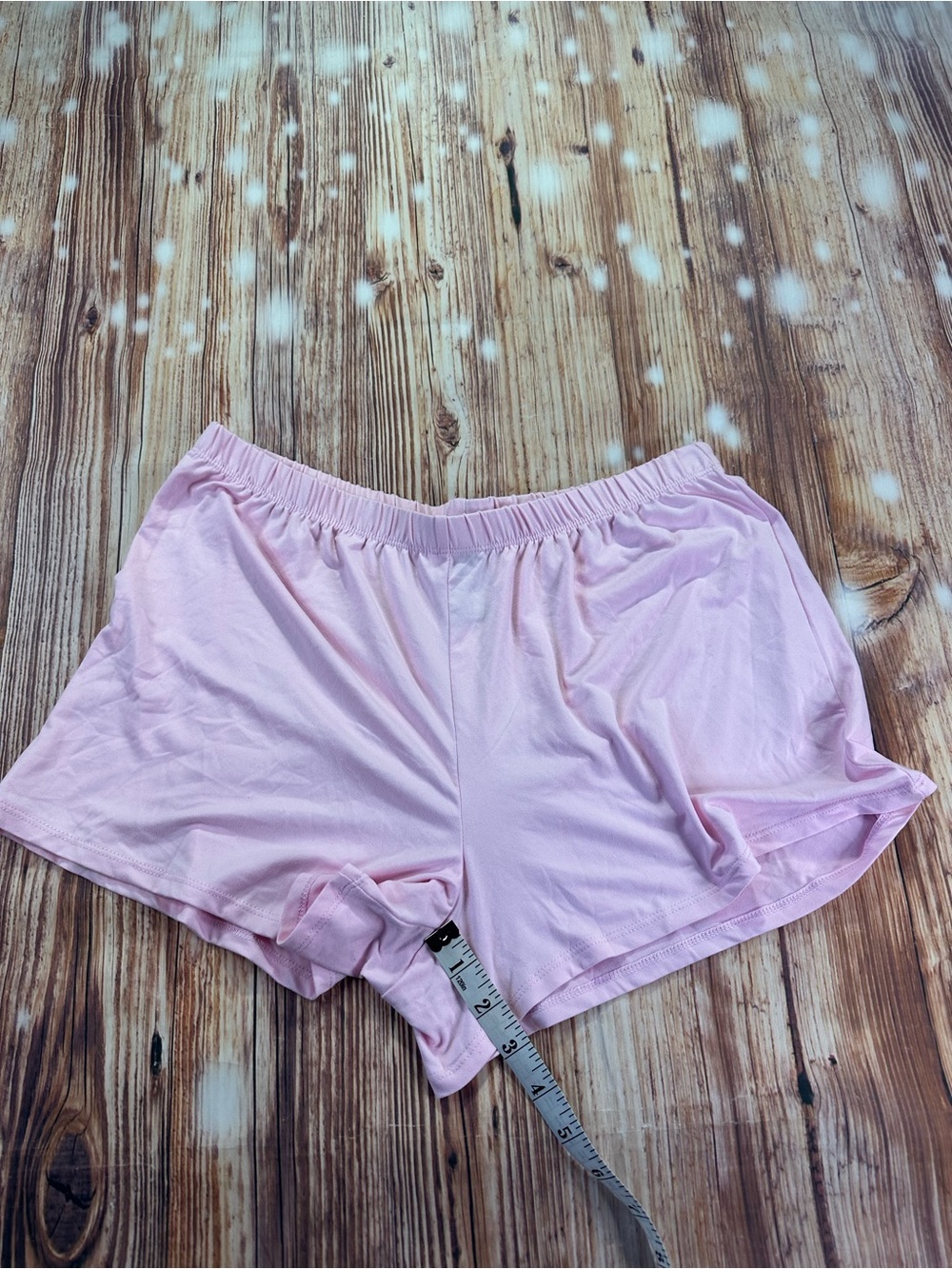 bebe Pink Short Tank & Heart-Print Robe Sleep Set with Black Trim Size Medium - Picture 12 of 16
